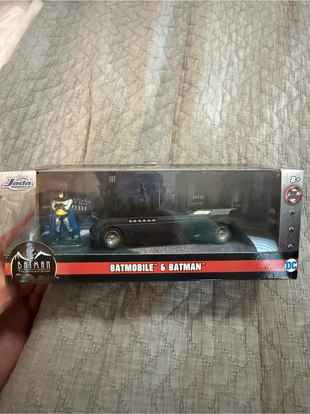 Jada DC Batman Batmobile & Batman Figure - Black